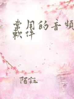 常用的音频播放软件