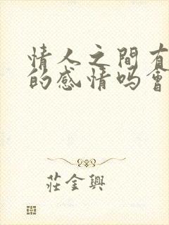 情人之间有真正的感情吗会维持多久