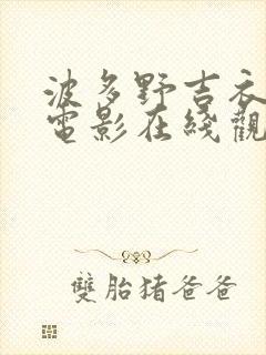 波多野吉衣在线电影在线观看