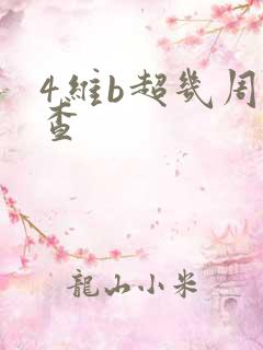 4维b超几周检查