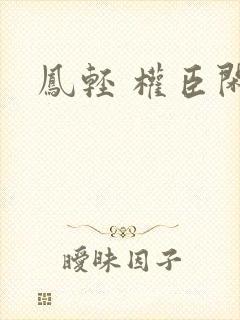 凤轻 权臣闲妻