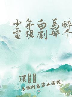 少年白马醉春风电视剧哪个台播出