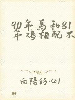90年马和81年鸡相配不