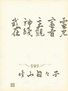 武神主宰电视剧在线观看免费全集