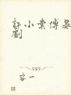 许小棠傅晏礼短剧