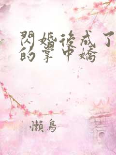 闪婚后成了大佬的掌中娇