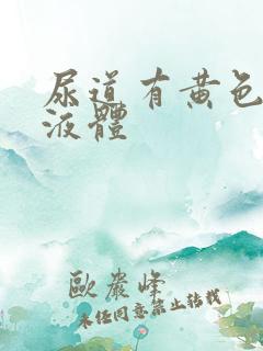 尿道有黄色粘稠液体