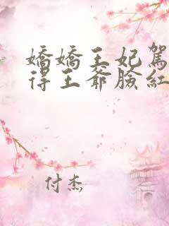 娇娇王妃驾到撩得王爷脸红心跳