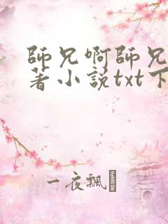 师兄啊师兄的原著小说txt下载