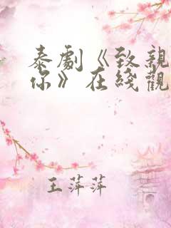 泰剧《致亲爱的你》在线观看全集