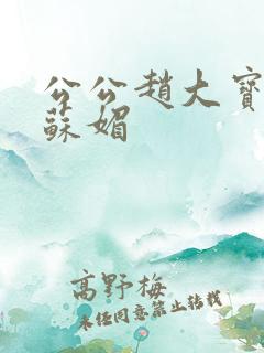公公赵大宝儿媳苏媚