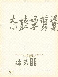 大姨妈推迟5天小肚子疼是怎么回事