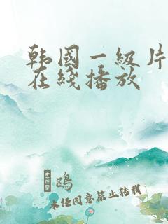 韩国一级片免费在线播放