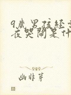 9岁男孩经常半夜哭闹是什么原因?