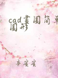cad画图简单图形