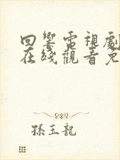 回响电视剧完整在线观看免费高清