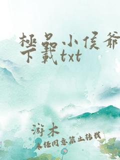 极品小侯爷小说下载txt