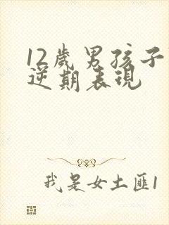 12岁男孩子叛逆期表现