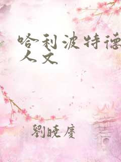 哈利波特德赫同人文