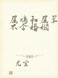 属鸡和属羊的合不合婚姻