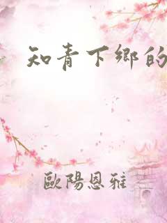 知青下乡的小说