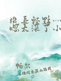 机长轻点灬太粗嗯太深了小说