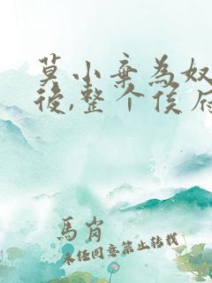 莫小弃为奴三年后,整个侯府跪求我原谅