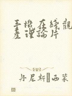 手机在线观看国产理论片