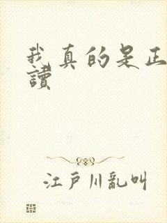 我真的是正派阅读