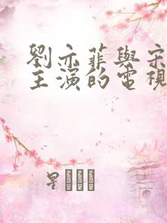 刘亦菲与宋承宪主演的电视剧