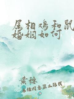 属相鸡和鼠相配婚姻如何