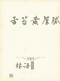 舌苔黄厚腻痰多