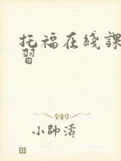 托福在线课程学习