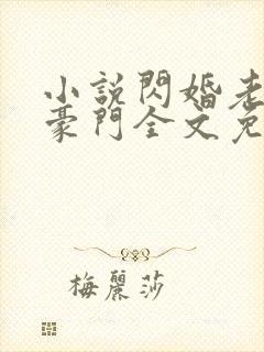 小说闪婚老公是豪门全文免费阅读