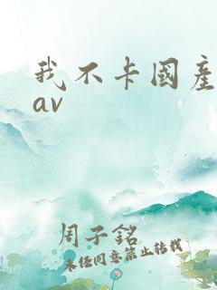 我不卡国产午夜av