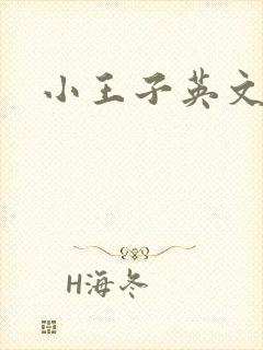 小王子英文版书