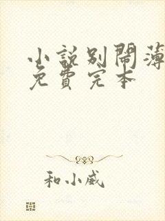 小说别闹薄先生免费完本