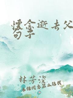 怀念逝去父亲的句子
