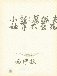 小说:厉总夫人她罪不至死
