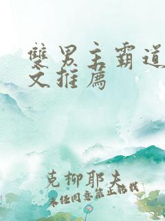 双男主霸道总裁文推荐