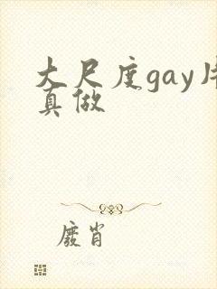 大尺度gay片真做