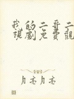 我的二哥二嫂电视剧免费观看完整版