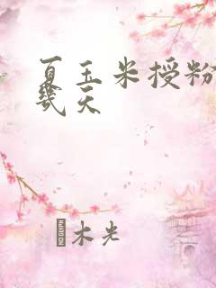 夏玉米授粉期有几天