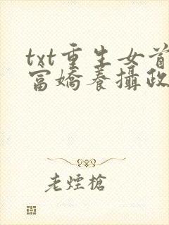 txt重生女首富娇养摄政王下载