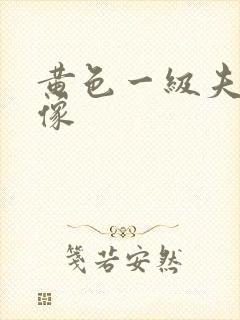 黄色一级夫妻录像