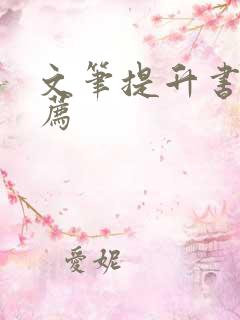 文笔提升书籍推荐