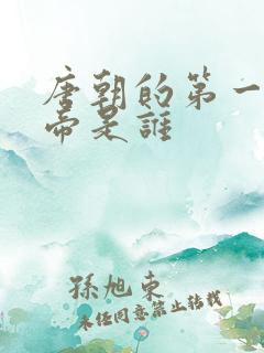 唐朝的第一位皇帝是谁