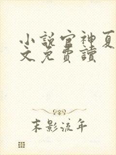 小说官神夏想全文免费读