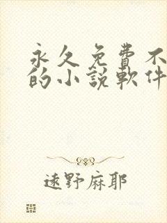永久免费不收费的小说软件app