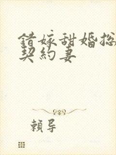错嫁甜婚总裁的契约妻